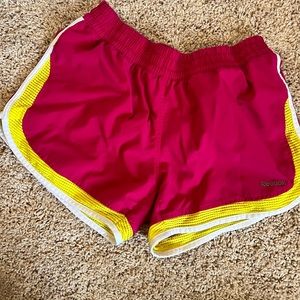 women’s pink reebok shorts